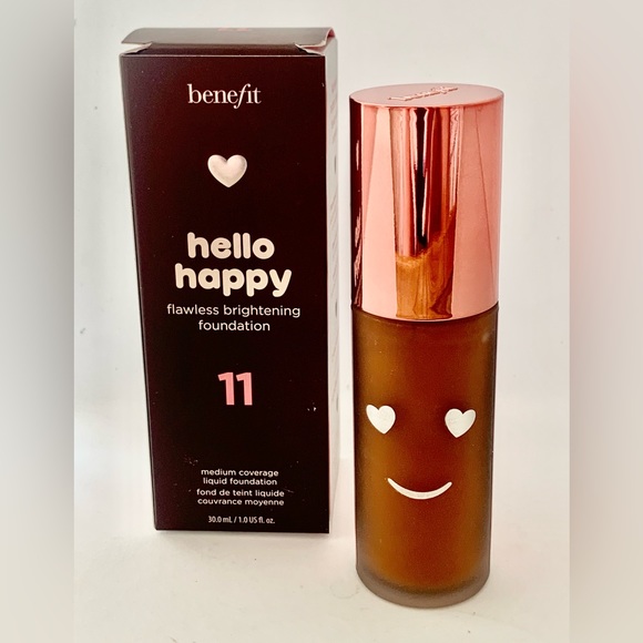 Benefit Hello Happy Flawless Brightening Foundation 30mL Shade 11 - Picture 1 of 9